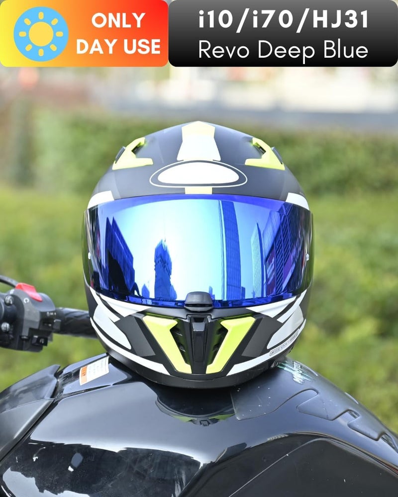 Logto Replacement Motorcycle Helmet Shield for I10 I70 HJ-31 Helmet Visor Shield Anti-Scratch Wearproof Windproof Universal Helmet Accessories - Image 2